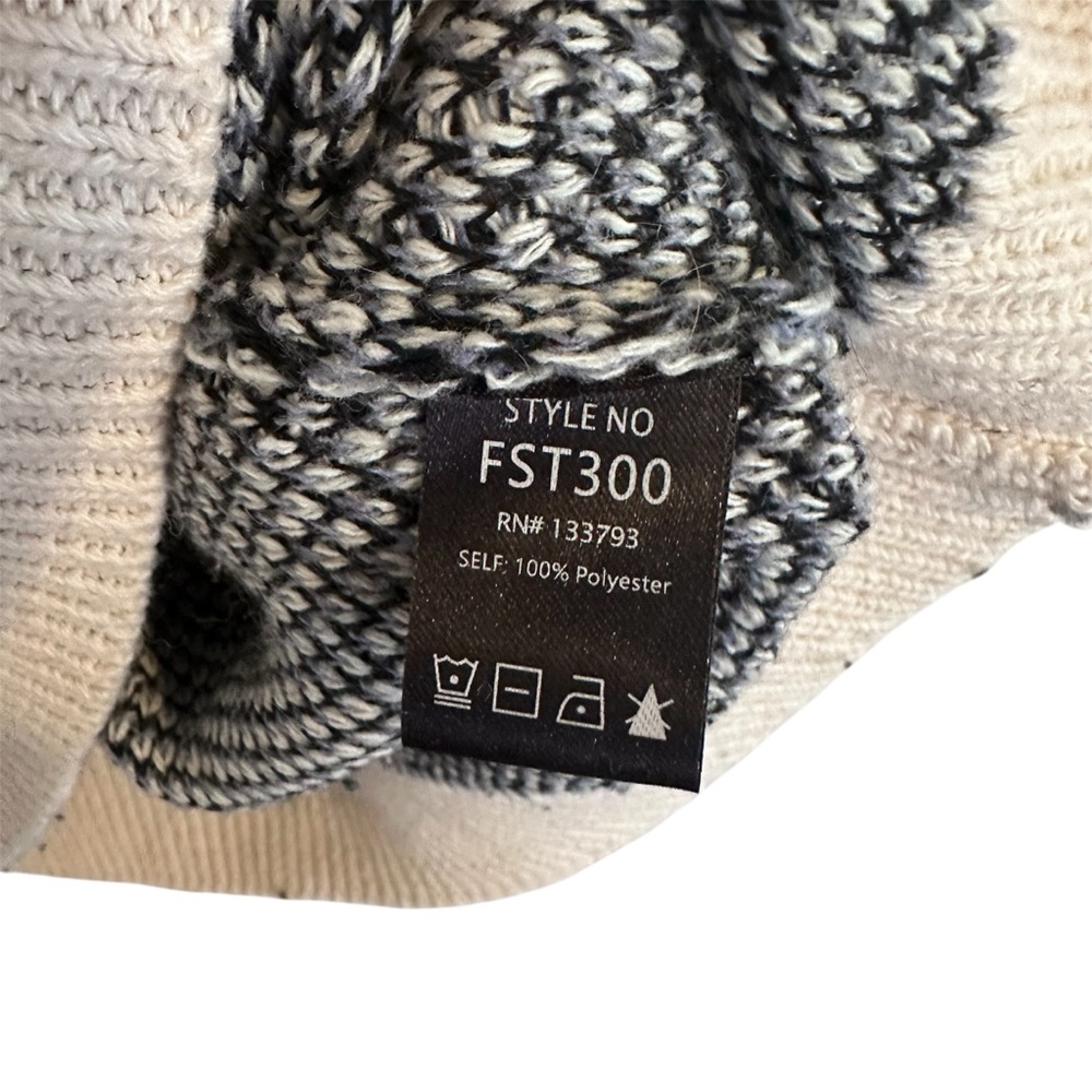 Pol Sequin Star Patchwork Plaid Sweater Size L - image 3